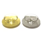 Set Of Coaster & Rimmed Glass Bowl