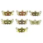 Crowned Cat Eye Mask Motif