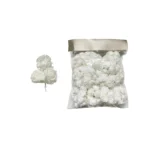 White Ruffled Rosebud Trio Motif