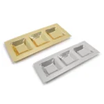 3 Sections Stainless Steel Tray