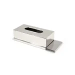 Aluminum Hammered Tissue Box - Image 2