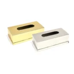 Aluminum Hammered Tissue Box