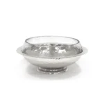 Alu Hammered Ripple Glass Bowl – 30.5 cm Decorative - Image 3