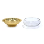 Alu Hammered Ripple Glass Bowl – 30.5 cm Decorative - Image 4