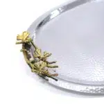 Butterfly Oval Hammered Tray - Image 2