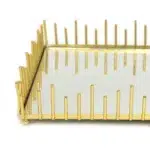 Rectangular Bars Tray With Mirror - Image 2