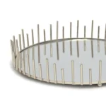 Round Bars Tray With Mirror - Image 3