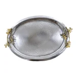 Butterfly Oval Hammered Tray - Image 3