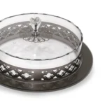 Covered Round Acrylic Dessert Plate - Image 3
