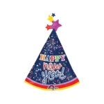 Happy New Year Party Hat Foil Balloon
