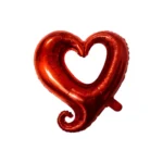 Red Heart Frame Foil Balloon