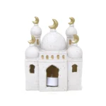 Square 3 Mosques Figurine Resin