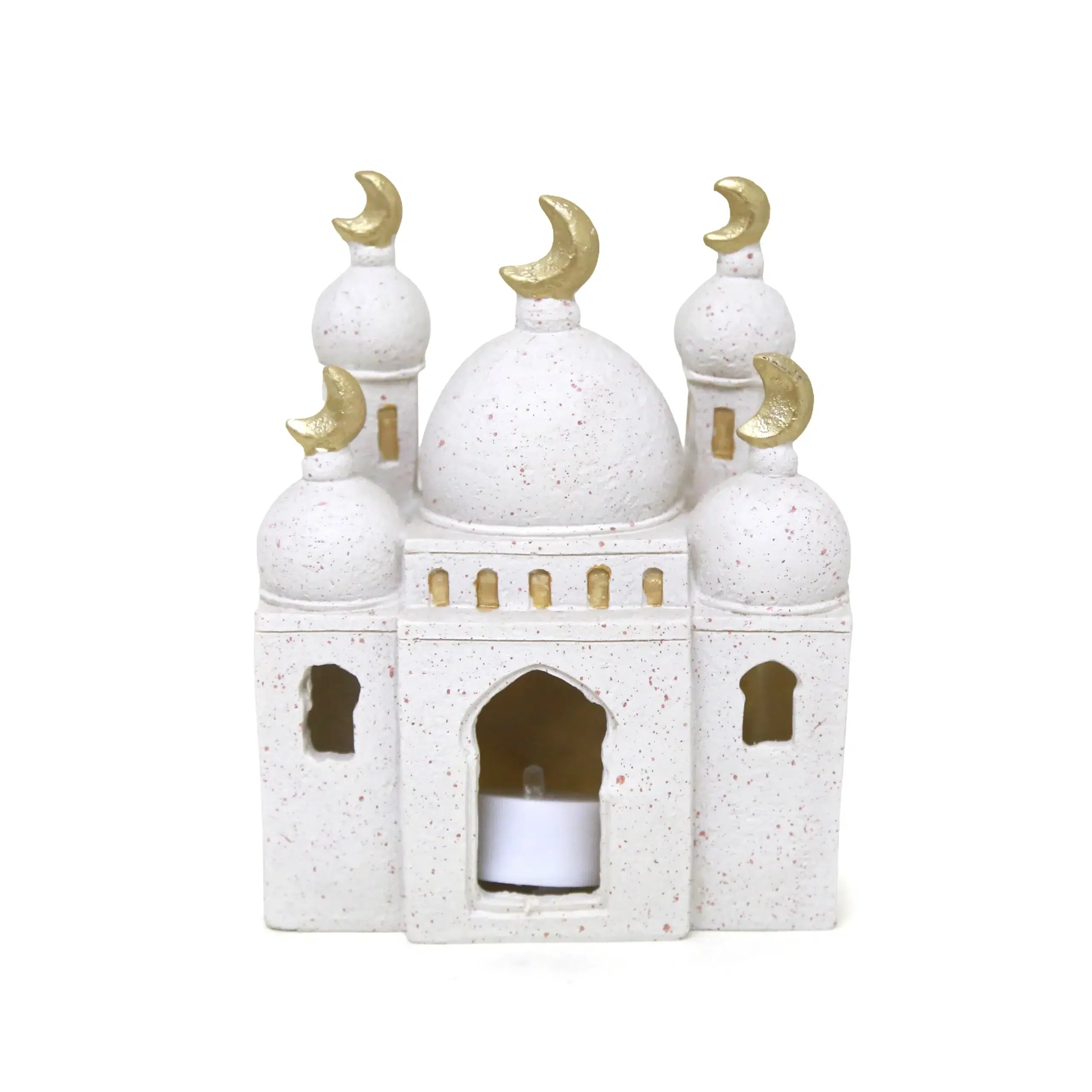 2KM24261T31 Square 3 Mosques Figurine Resin - Image 1