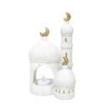 3 Levels Mosque Candle Resin Decorative