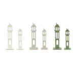 Metal Mosque Facade Tower Decorative