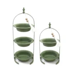 2 Tier Round Plate Stand - Image 3