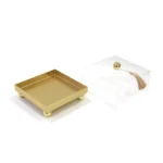 Square Plexi Cover Metal Tray - Image 5