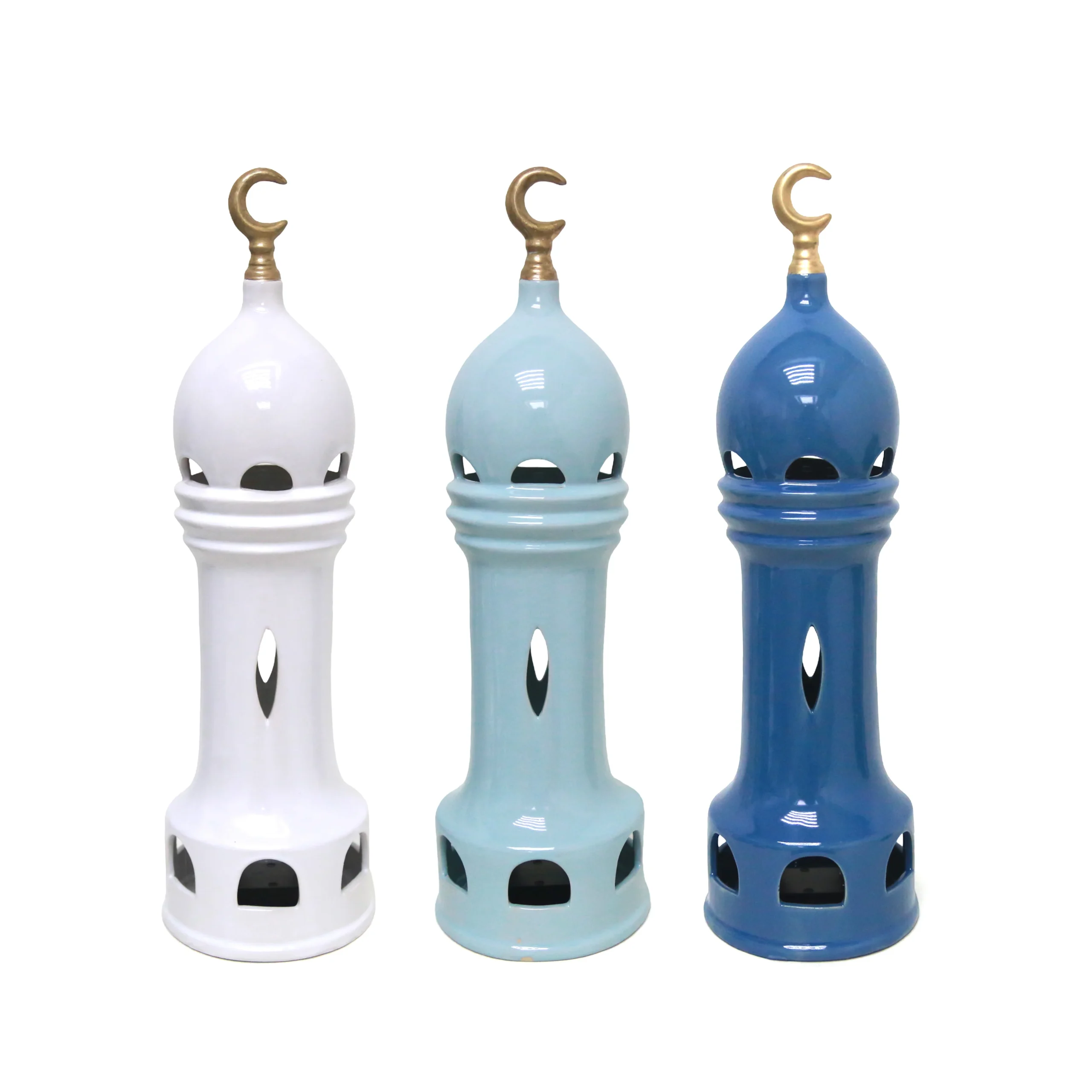 30238-7 & 30238-8 & 30238-9 Moon Top Curved Round Dome Led Tower - Image 1