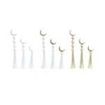 Wooden Moon Stand set