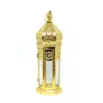 Gold Tall Pattern Metal Lantern