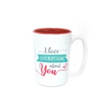 Love Writing White Mug - Image 4
