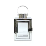 Cube Glass Metal Lantern - Image 4