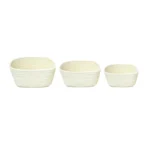 Rectangle Woven Basket set of 3 - Image 3