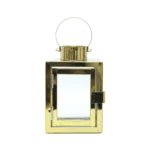Cube Glass Metal Lantern - Image 5
