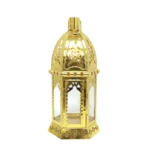 Gold Islamic Pattern Metal Lantern