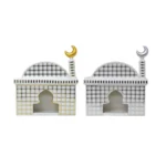 printed Pattern White One Door Mosque