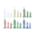 Pebbles Mosque Minaret Glass Decorative