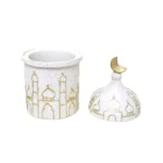 Gold Lined Mosques Resin Canister - Image 2