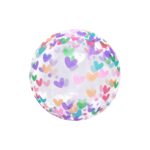 Colored Hearts Foil Balloon
