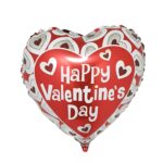 "Happy Valentine's Day" Heart Foil Balloon