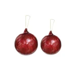 Clear Glass Ball Ornament - Image 2