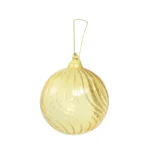 Clear Glass Ball Ornament - Image 4