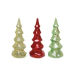Wavy Christmas Tree Glass Led Decorative