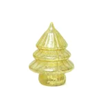 Mini Ribbed Christmas Tree Glass Decorative - Image 2