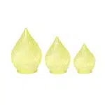 Wavy Tear Drop Table Glass Led Decorative - Image 4